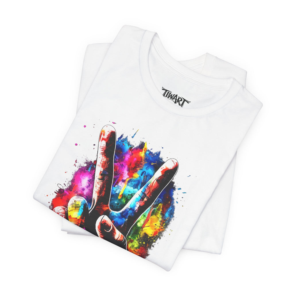 Peace Sign Tie-Dye Graphic Tee