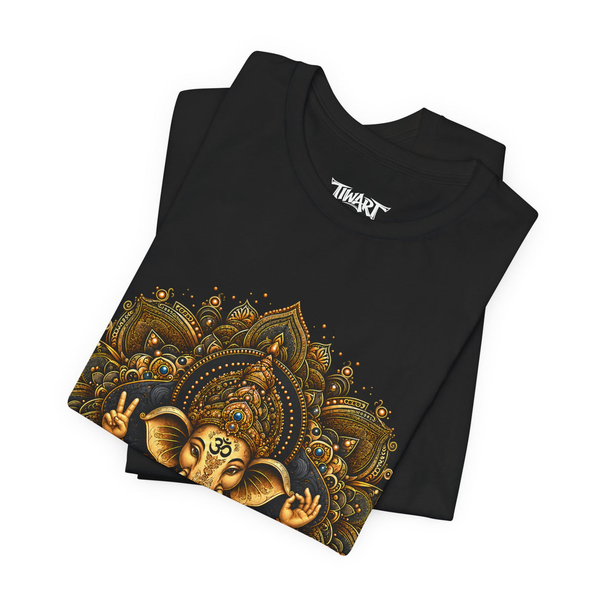 Ganesha Mandala T-Shirt – Hindu Elephant God Spiritual Tee