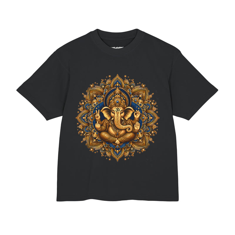 Ganesha Mandala Tattoo-Inspired T-Shirt