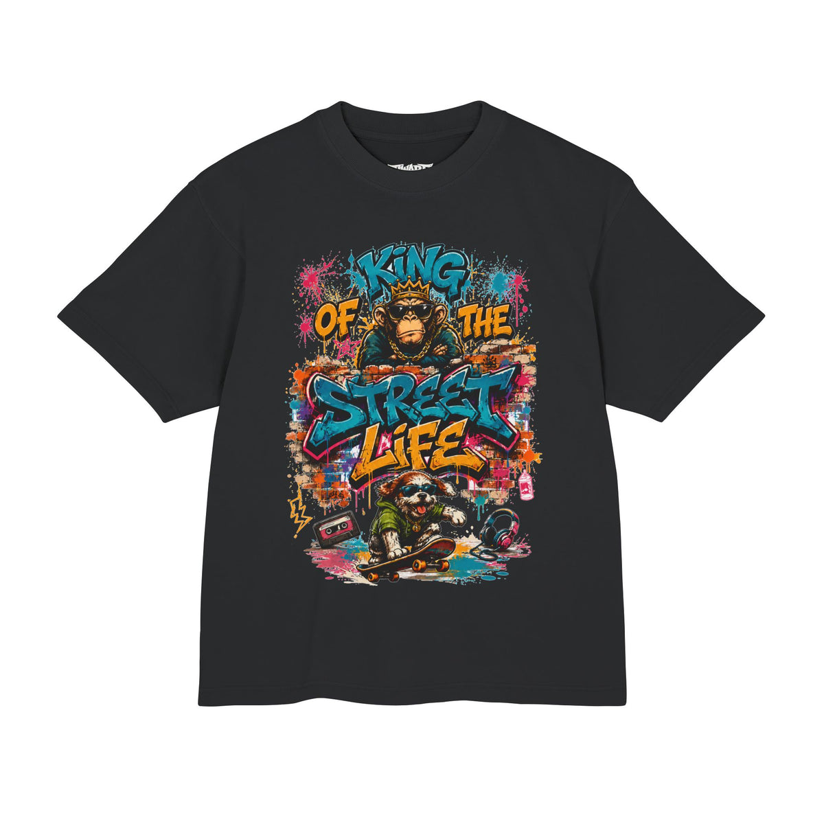King of the Streets Graffiti T-Shirt