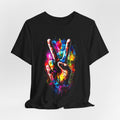 Peace Sign Tie-Dye T-Shirt — Colorful Paint Splash Peace Tee