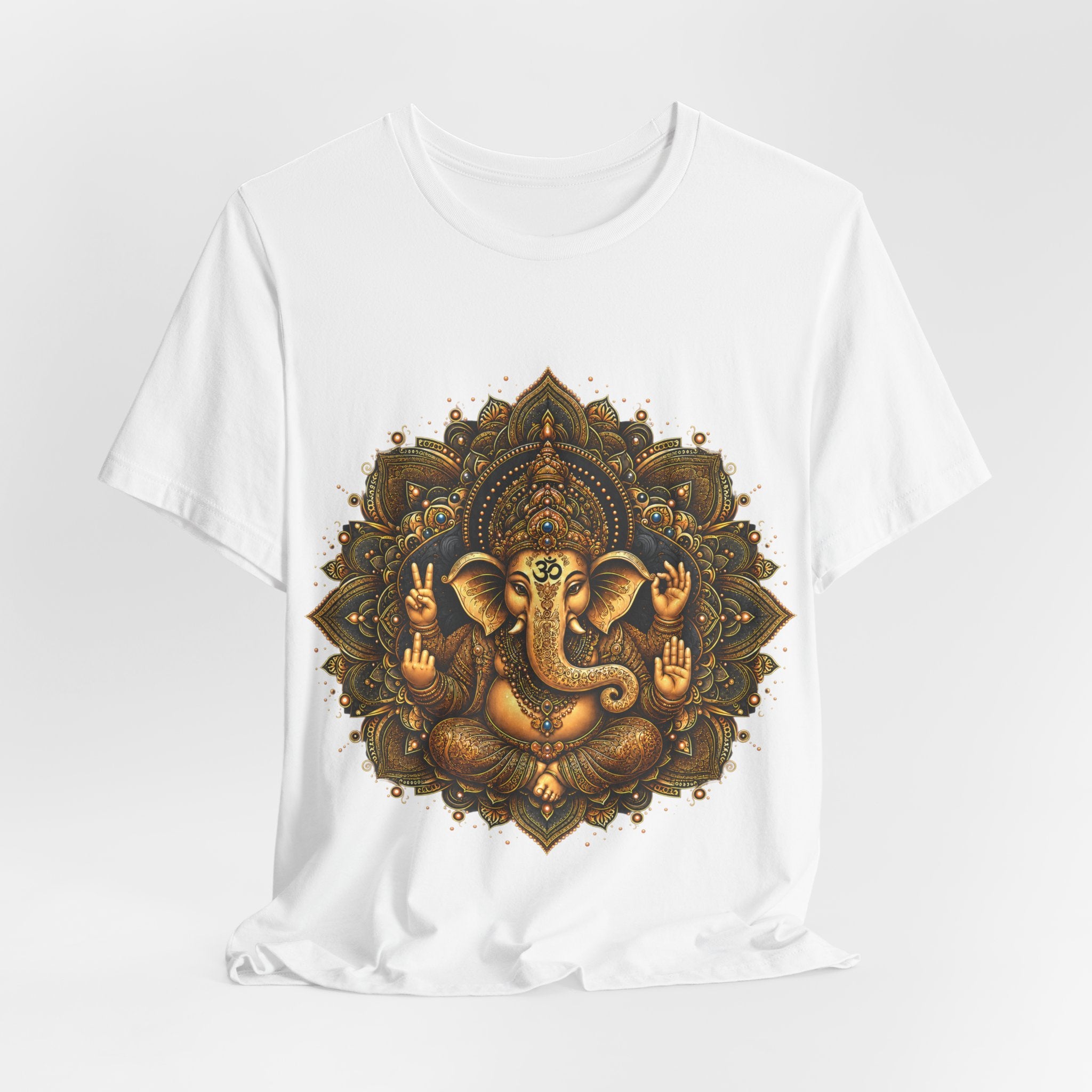 Ganesha Mandala T-Shirt — Hindu Elephant God Yoga Tee