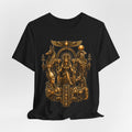 Egyptian Deities Throne Tee - Anubis & Ra Mythology Graphic T-Shirt