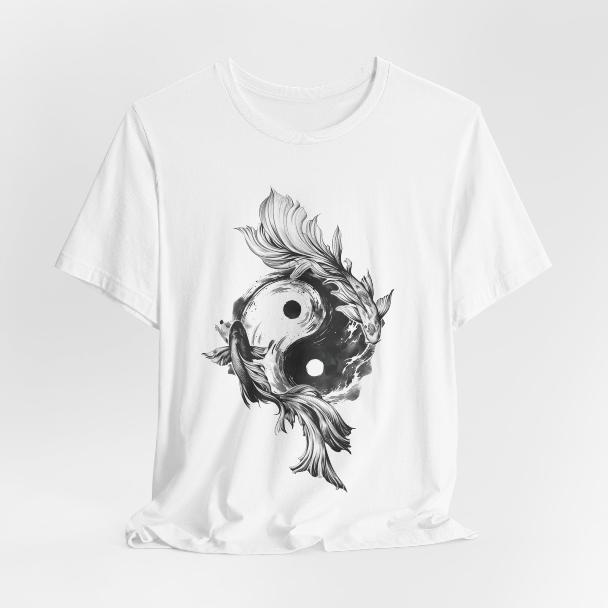 Yin Yang Koi Fish T-Shirt — Zen Balance Graphic Tee