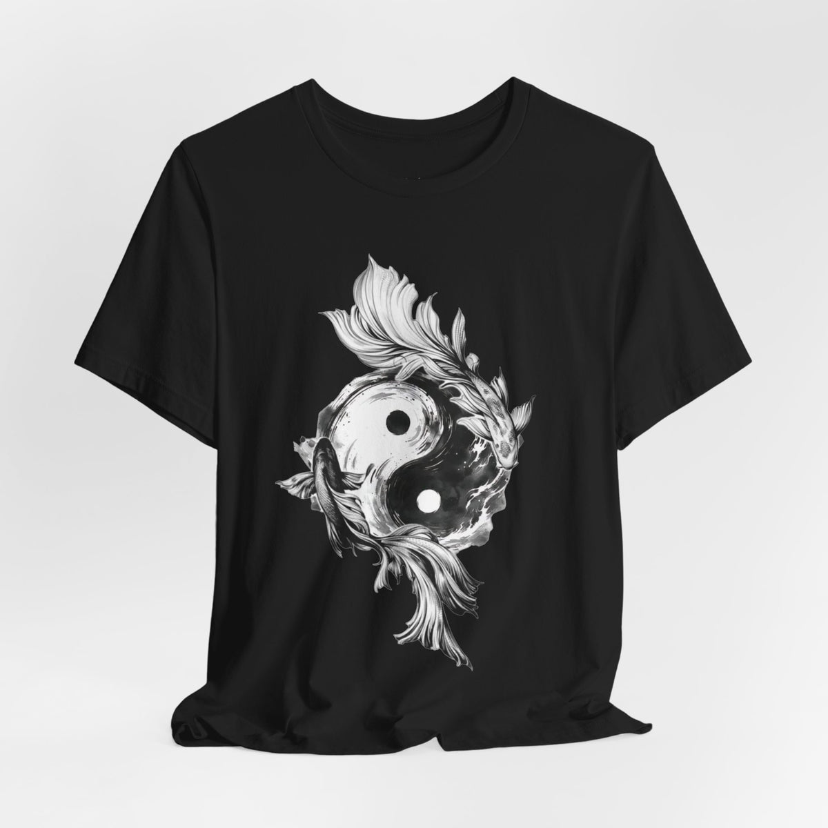 Yin Yang Koi Fish T-Shirt — Zen Balance Graphic Tee