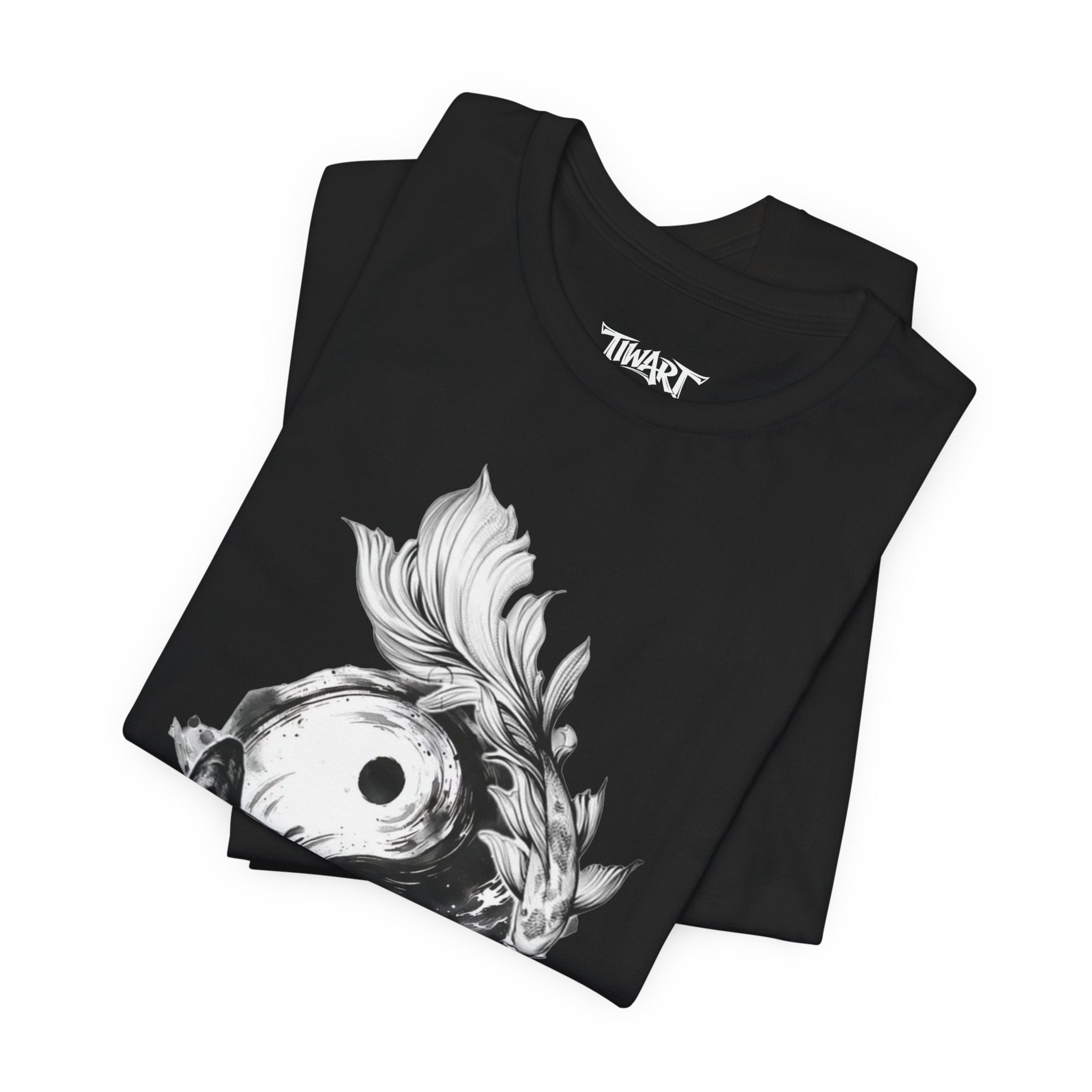 Yin Yang Koi Fish T-Shirt — Zen Balance Graphic Tee
