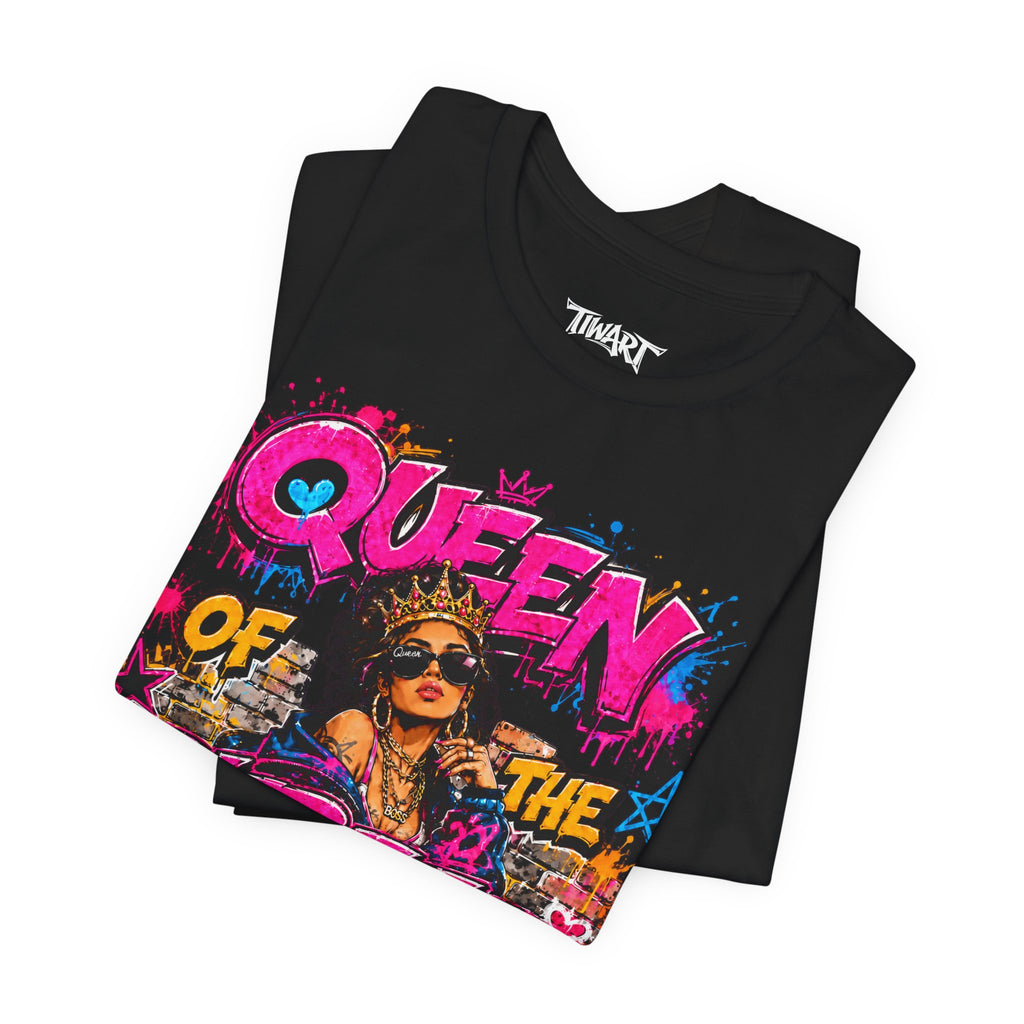 Queen of the Street Life T-Shirt — Bold Graffiti Urban Tee