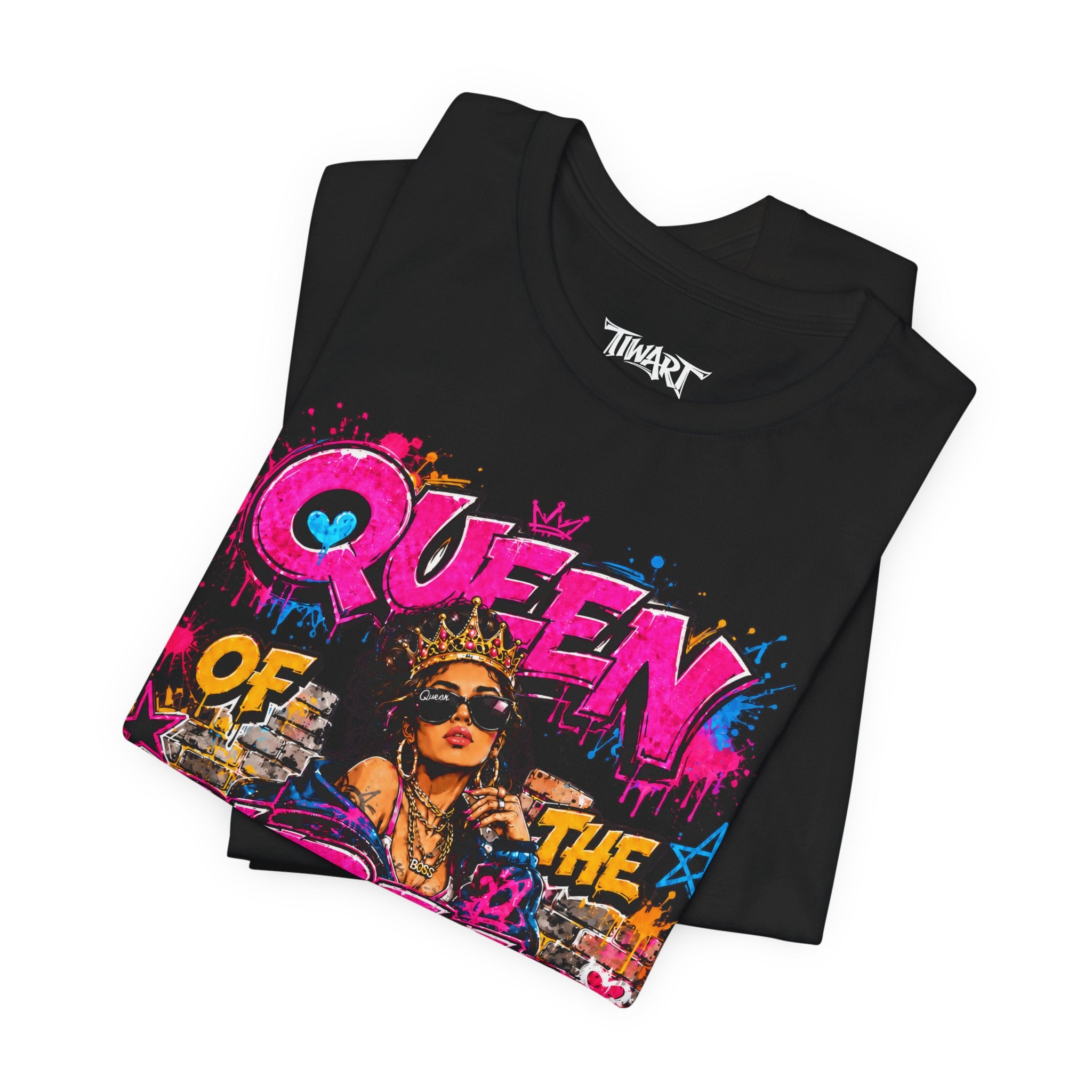 Queen of the Street Life T-Shirt — Bold Graffiti Urban Tee