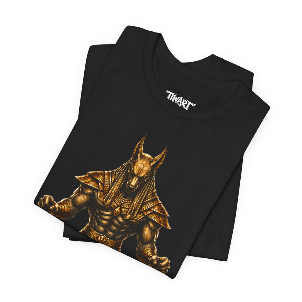 Anubis Scales T-Shirt — Egyptian God of Justice Graphic Tee