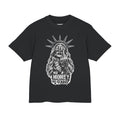 Statue of Liberty Street Art Tee — "No Money No Funny" Graphic T-Shirt
