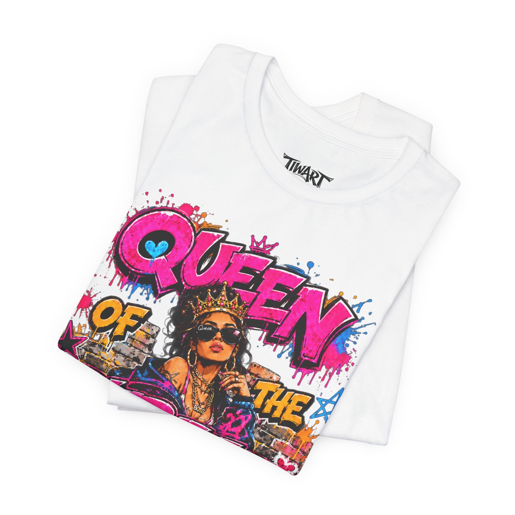 Queen of the Street Life T-Shirt — Bold Graffiti Urban Tee