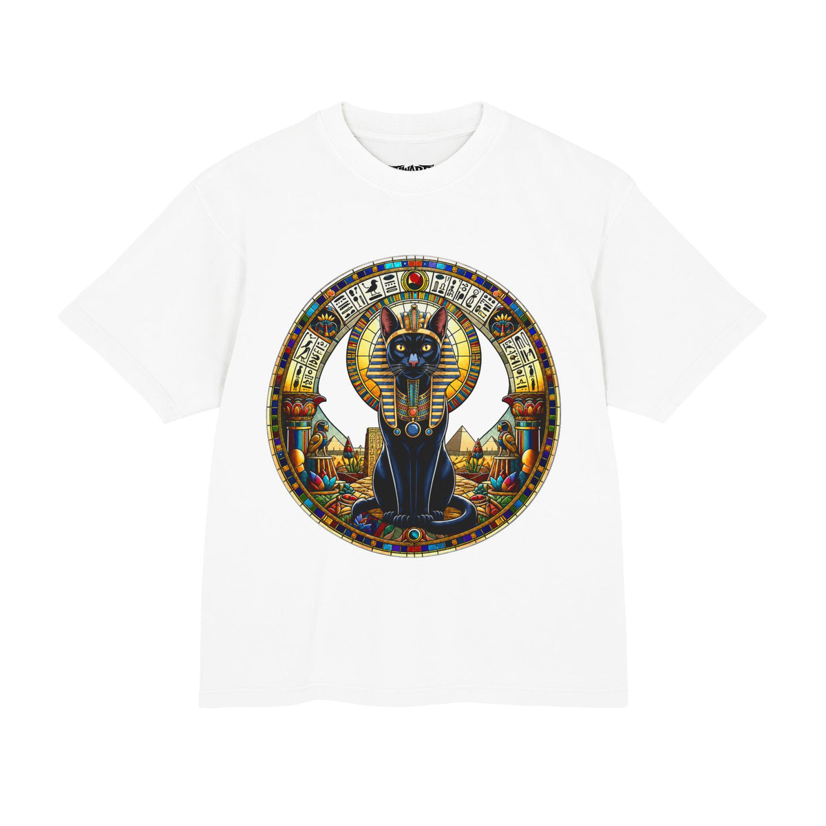 Egyptian Cat Goddess Anubis-Inspired Graphic T-Shirt