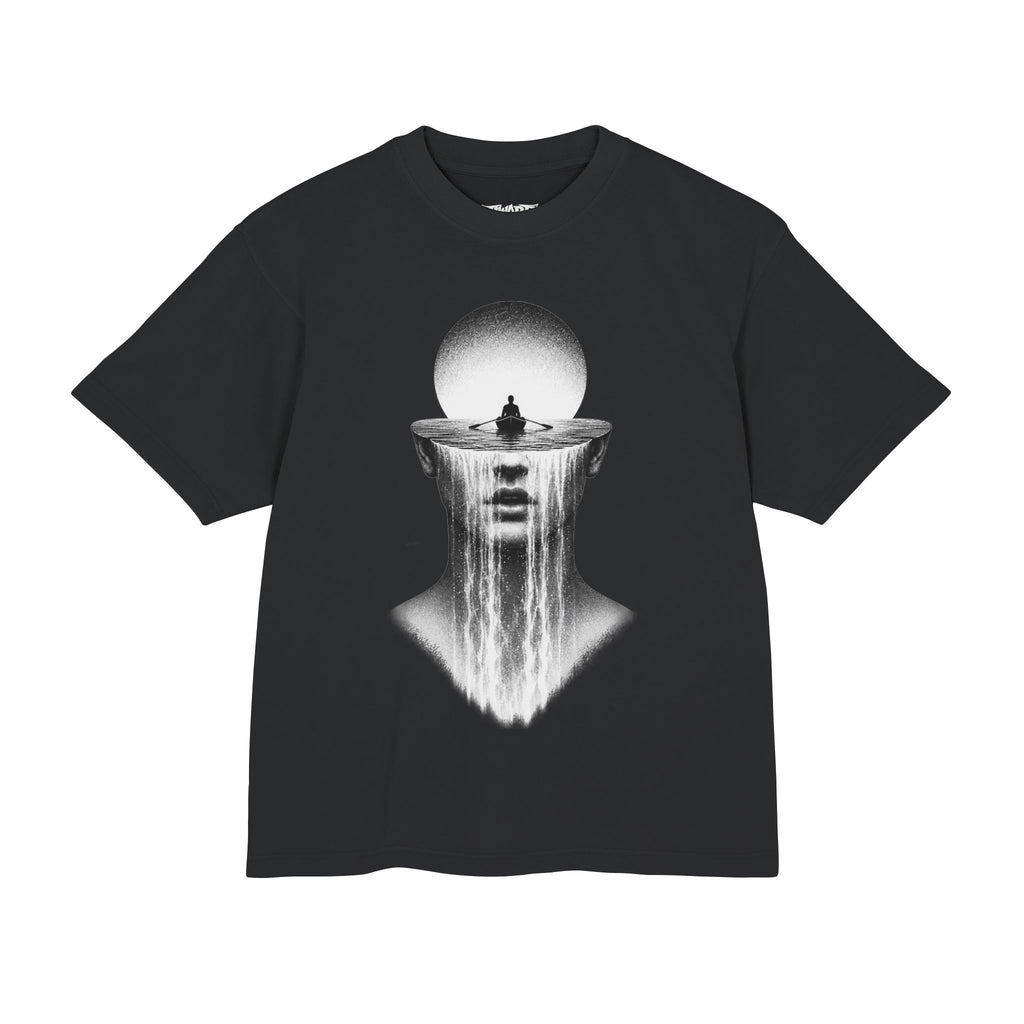 Surreal Fountain Face Graphic T-Shirt