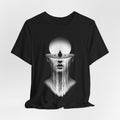 Surreal Riverhead Tee — Mindscape Boat & Waterfall Art T-Shirt