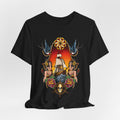 Sailor Tattoo Graphic Tee — Vintage Ship, Swallows & Roses