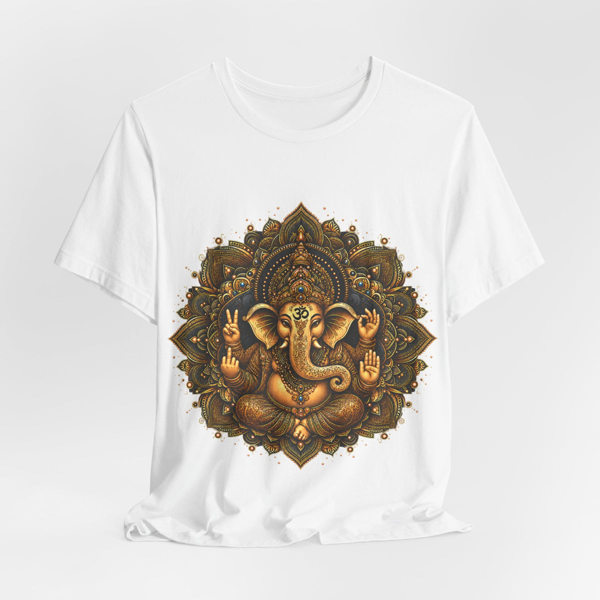 Ganesha Mandala T-Shirt – Hindu Elephant God Spiritual Tee