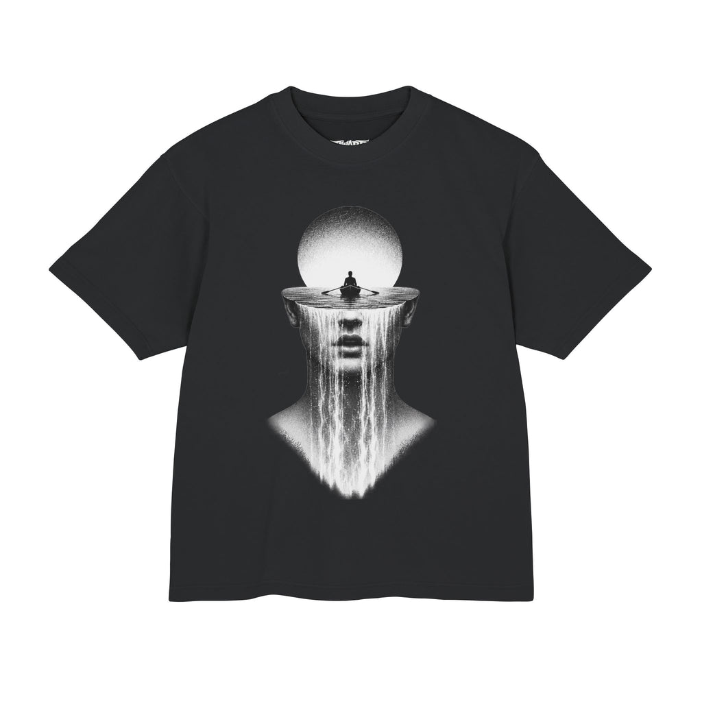 Mystical Moon Fountain Graphic T-Shirt
