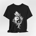 Yin Yang Koi Fish T-Shirt — Black Ink Zen Graphic Tee