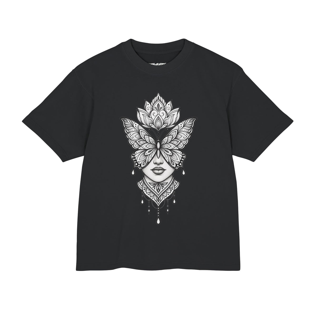 Mystical Butterfly Woman Graphic T-Shirt