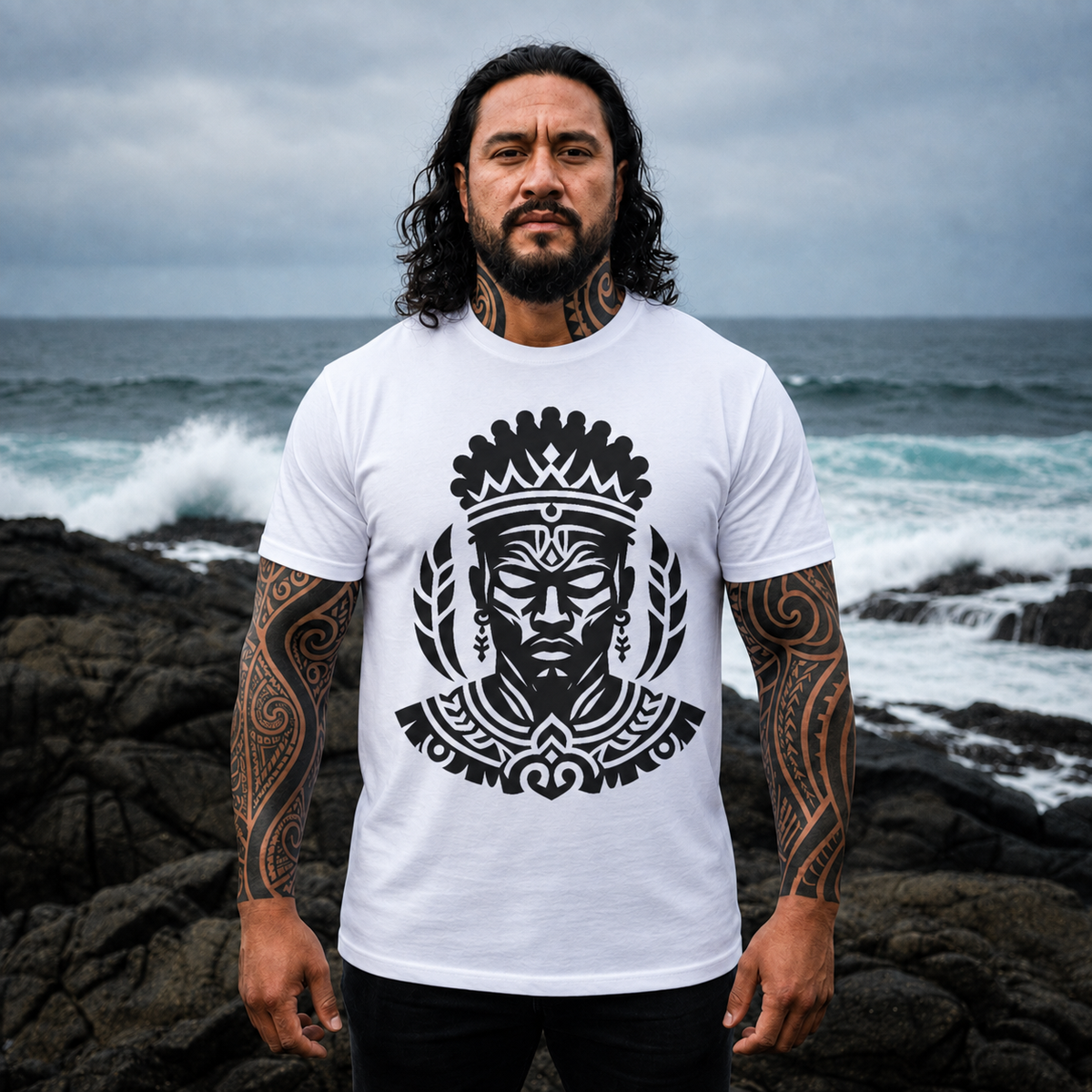 Tribal King Graphic Tee