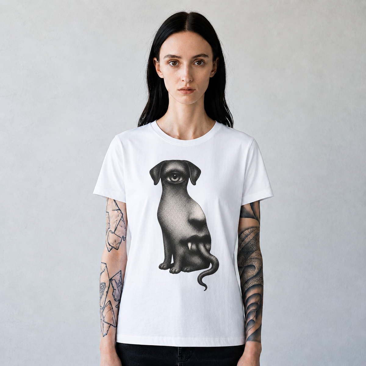 Surreal One-Eyed Dog T-Shirt