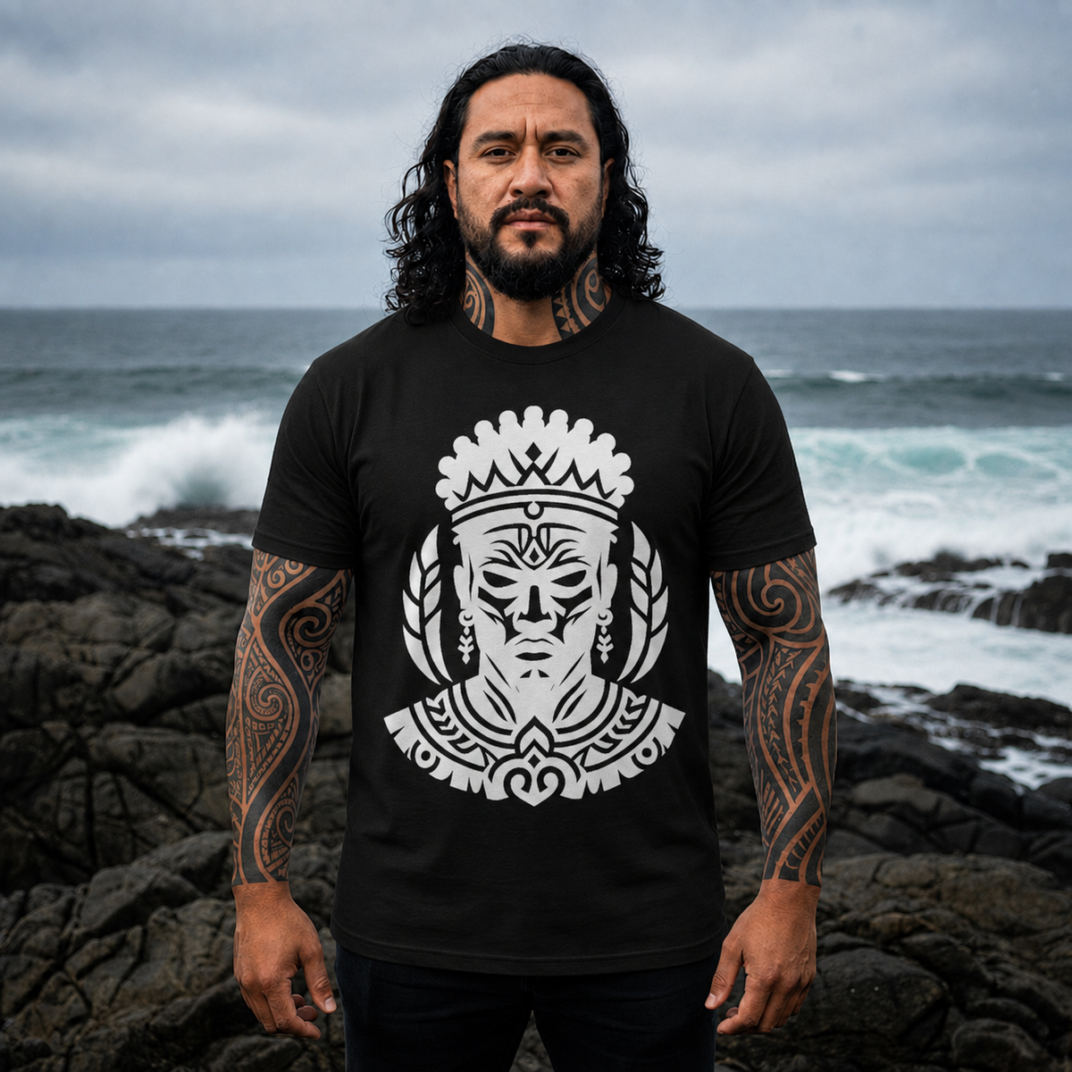 Tribal King Graphic Tee